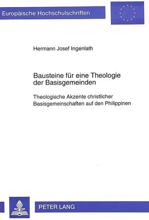 Bausteine für eine Theologie der Basisgemeinden von Ingenlath,  Hermann Josef