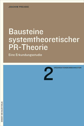 Bausteine systemtheoretischer PR-Theorie von Preusse,  Joachim