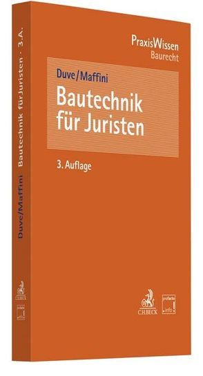 Bautechnik für Juristen von Duve,  Helmuth, Maffini,  Carola