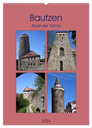 Bautzen – Stadt der Türme (Wandkalender 2024 DIN A2 hoch), CALVENDO Monatskalender von Thauwald,  Pia