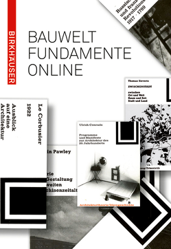Bauwelt Fundamente Online Paket