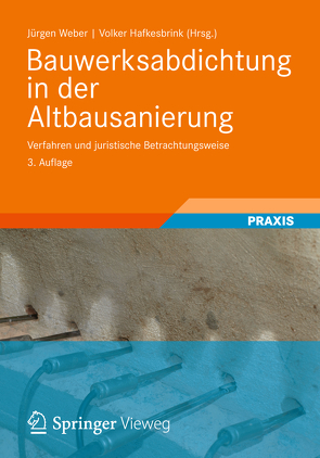 Bauwerksabdichtung in der Altbausanierung von Hafkesbrink,  Volker, Hecht,  Clemens, Hemmann,  Stefan, Kühne,  Ulrich, Steinert,  Ulrich, Weber,  Juergen, Wild,  Uwe