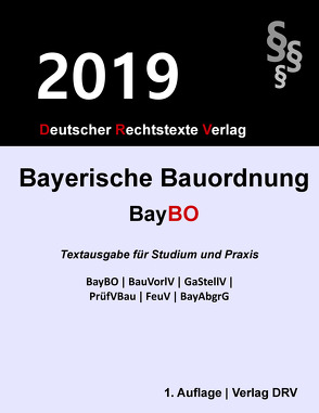 Bayerische Bauordnung von DRV,  Redaktion