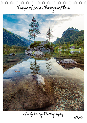 Bayerische Bergwelten (Tischkalender 2019 DIN A5 hoch) von Mosig,  Cindy