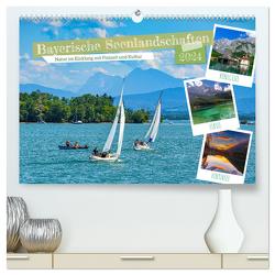 Bayerische Seenlandschaften – Natur im Einklang mit Freizeit und Kultur (hochwertiger Premium Wandkalender 2024 DIN A2 quer), Kunstdruck in Hochglanz von Wilczek,  Dieter