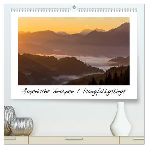 Bayerische Voralpen / Mangfallgebirge (hochwertiger Premium Wandkalender 2024 DIN A2 quer), Kunstdruck in Hochglanz von Wenk,  Marcel