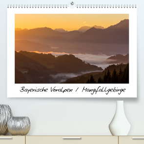 Bayerische Voralpen / Mangfallgebirge (Premium, hochwertiger DIN A2 Wandkalender 2022, Kunstdruck in Hochglanz) von Wenk,  Marcel