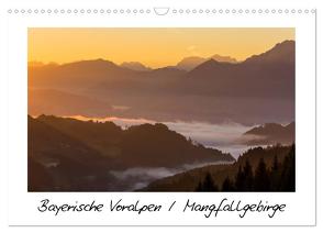 Bayerische Voralpen / Mangfallgebirge (Wandkalender 2024 DIN A3 quer), CALVENDO Monatskalender von Wenk,  Marcel