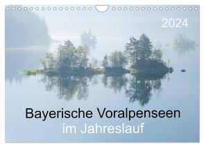 Bayerische Voralpenseen im Jahreslauf (Wandkalender 2024 DIN A4 quer), CALVENDO Monatskalender von Maier,  Norbert