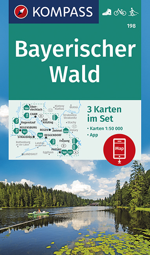KOMPASS Wanderkarte Bayerischer Wald von KOMPASS-Karten GmbH