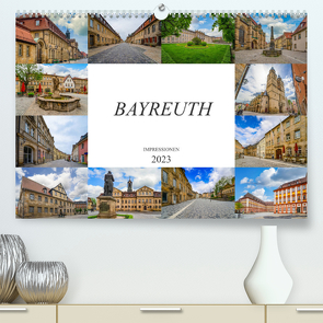 Bayreuth Impressionen (Premium, hochwertiger DIN A2 Wandkalender 2023, Kunstdruck in Hochglanz) von Meutzner,  Dirk
