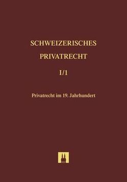 Bd. I/1: Privatrecht im 19. Jahrhundert von Caroni,  Pio