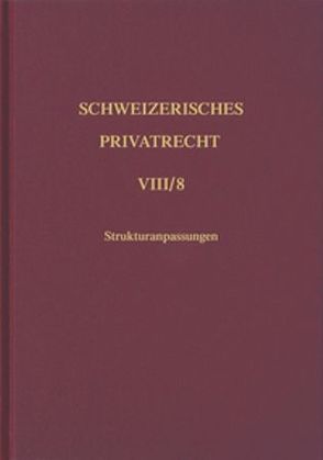 Bd. VIII/8: Strukturanpassungen von Beretta,  Piera