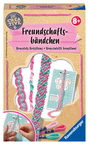 Ravensburger 18061 Be Creative Freundschaftsbändchen, DIY für Kinder ab 8 Jahren