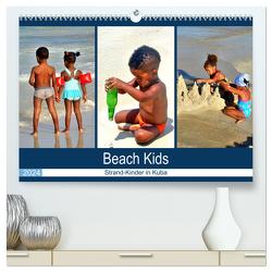 Beach Kids – Strand-Kinder in Kuba (hochwertiger Premium Wandkalender 2024 DIN A2 quer), Kunstdruck in Hochglanz von von Loewis of Menar,  Henning