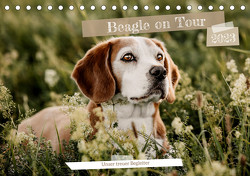 Beagle – Unser treuer Begleiter (Tischkalender 2023 DIN A5 quer) von Lea-Isabelle