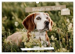 Beagle – Unser treuer Begleiter (Wandkalender 2024 DIN A3 quer), CALVENDO Monatskalender von Lea-Isabelle,  Lea-Isabelle