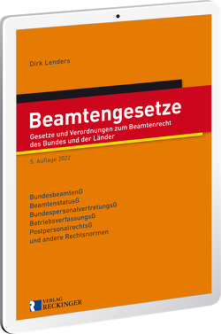 Beamtengesetze – Digital von Lenders,  Dirk