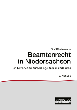 Beamtenrecht in Niedersachsen von Klostermann,  Olaf