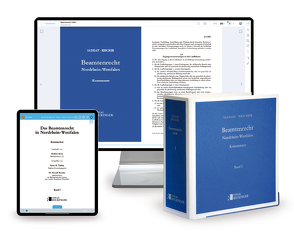 Beamtenrecht Nordrhein-Westfalen – Print + Digital von Korn,  Herbert, Rescher,  Ronald, Tadday,  Heinz D.