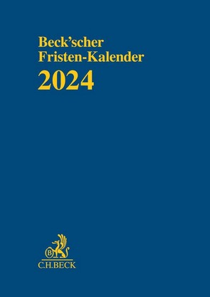 Beck’scher Fristen-Kalender 2024