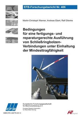 Bedingungen für eine fertigungs- und reparaturgerechte Ausführung von Schließringbolzen-Verbindungen unter Einhaltung der Mindesttragfähigkeit von Ebert,  Andreas, Glienke,  Ralf, Wanner,  Martin-Christoph