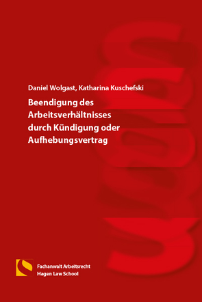 Beendigung des Arbeitsverhältnisses durch Kündigung oder Aufhebungsvertrag von Kuschefski,  Katharina, Wolgast,  Daniel