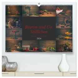 Beeren und Co. Stillleben (hochwertiger Premium Wandkalender 2024 DIN A2 quer), Kunstdruck in Hochglanz von Steudte photoGina,  Regina