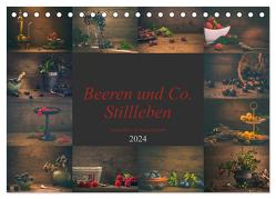 Beeren und Co. Stillleben (Tischkalender 2024 DIN A5 quer), CALVENDO Monatskalender von Steudte photoGina,  Regina