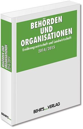 Behörden und Organisationen 2014/2015