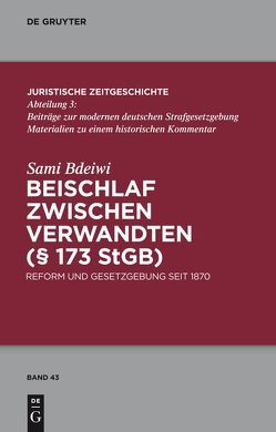 Beischlaf zwischen Verwandten (§ 173 StGB) von Bdeiwi,  Sami