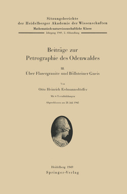 Beiträge zur Petrographie des Odenwaldes III von Erdmannsdörffer,  O. H.