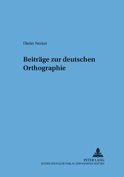 Beiträge zur deutschen Orthographie von Ewald,  Petra