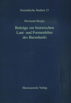 Beiträge zur historischen Laut- und Formenlehre des Burushaski von Berger,  Hermann