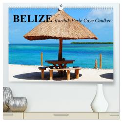 Belize. Karibik-Perle Caye Caulker (hochwertiger Premium Wandkalender 2024 DIN A2 quer), Kunstdruck in Hochglanz von Stanzer,  Elisabeth