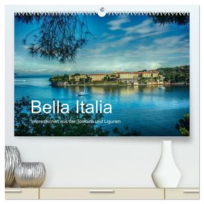 Bella Italia – Impressionen aus der Toskana und Ligurien (hochwertiger Premium Wandkalender 2024 DIN A2 quer), Kunstdruck in Hochglanz von Wenske,  Steffen
