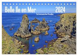 Belle Ile en Mer – Ein bretonisches Paradies (Tischkalender 2024 DIN A5 quer), CALVENDO Monatskalender von Berschick,  Peter