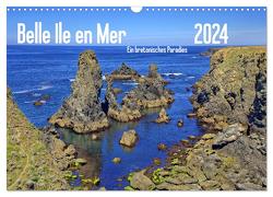 Belle Ile en Mer – Ein bretonisches Paradies (Wandkalender 2024 DIN A3 quer), CALVENDO Monatskalender von Berschick,  Peter