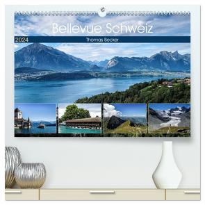 Bellevue Schweiz (hochwertiger Premium Wandkalender 2024 DIN A2 quer), Kunstdruck in Hochglanz von Becker,  Thomas