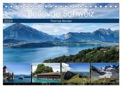 Bellevue Schweiz (Tischkalender 2024 DIN A5 quer), CALVENDO Monatskalender von Becker,  Thomas