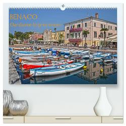 BENACO – Gardasee-Impressionen (hochwertiger Premium Wandkalender 2024 DIN A2 quer), Kunstdruck in Hochglanz von manhART,  manhART