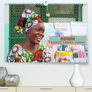 Benin Märkte Farben Voodoo (Premium, hochwertiger DIN A2 Wandkalender 2022, Kunstdruck in Hochglanz) von Gerner-Haudum,  Gabriele