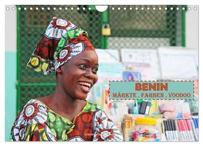 Benin Märkte Farben Voodoo (Wandkalender 2024 DIN A4 quer), CALVENDO Monatskalender von Gerner-Haudum,  Gabriele