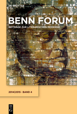 Benn Forum / 2014/2015 von Gottfried-Benn-Gesellschaft, Hof,  Holger, Kraft,  Stephan