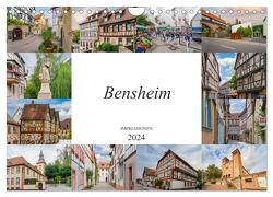 Bensheim Impressionen (Wandkalender 2024 DIN A4 quer), CALVENDO Monatskalender von Meutzner,  Dirk