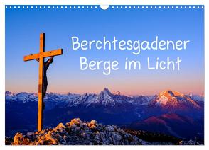 Berchtesgadener Berge im Licht (Wandkalender 2024 DIN A3 quer), CALVENDO Monatskalender von Berger,  Herbert