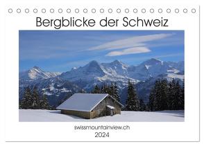 Bergblicke der Schweiz (Tischkalender 2024 DIN A5 quer), CALVENDO Monatskalender von André-Huber swissmountainview.ch,  Franziska