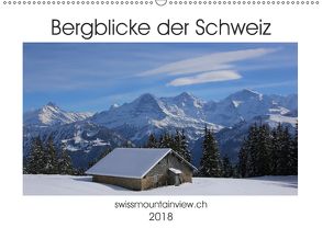 Bergblicke der Schweiz (Wandkalender 2018 DIN A2 quer) von André-Huber swissmountainview.ch,  Franziska