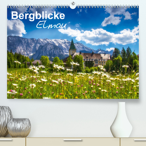 Bergblicke – Elmau (Premium, hochwertiger DIN A2 Wandkalender 2021, Kunstdruck in Hochglanz) von Roessler,  Fabian