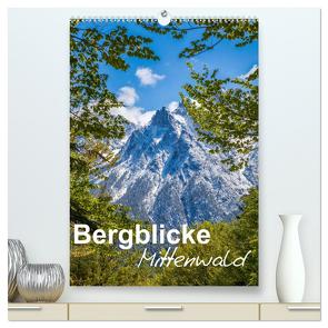 Bergblicke – Mittenwald (hochwertiger Premium Wandkalender 2024 DIN A2 hoch), Kunstdruck in Hochglanz von Roman Roessler,  Fabian